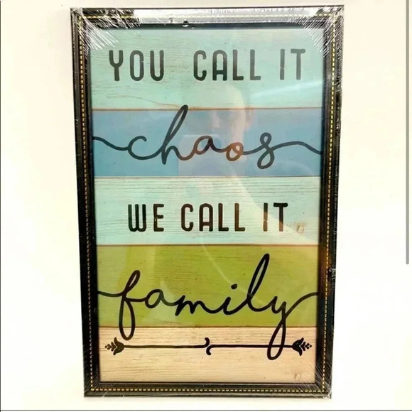 You Call it Chaos We Call it Family wall art - Picture 1 of 2
